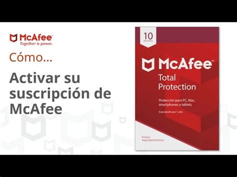 www.mcafee/activate.com|Active su suscripción a productos de McAfee .